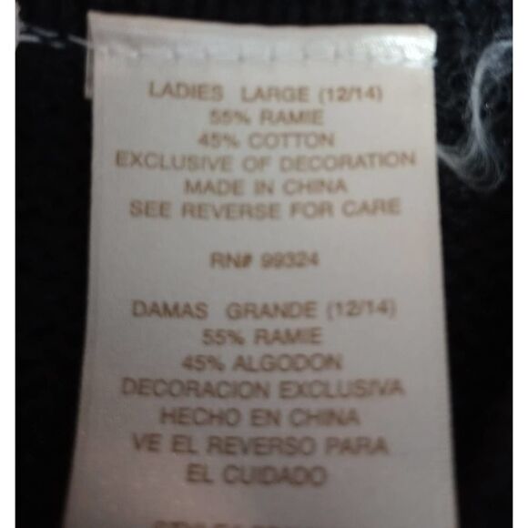 Bobbie Brooks Sweater Ladies‎ Large Cardinal Christmas - Picture 6 of 7